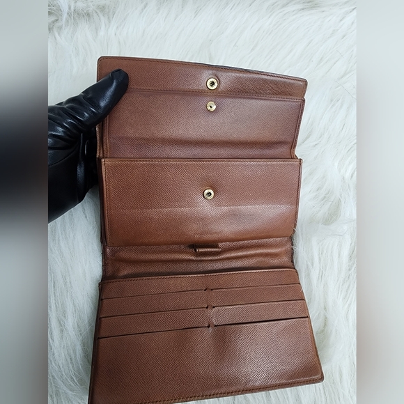 AUTH VINTAGE LOUIS VUITTON long wallet in monogram - Picture 3 of 7